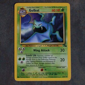 Vintage Pokemon 1999 "Golbat" Trading/Playing Card